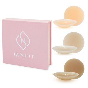 La Nuit Seamless Reusable Sticky Adhesive Nipple Covers Color Nude